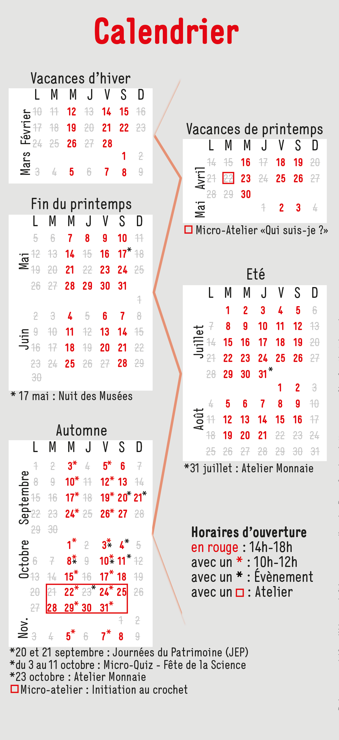 Calendrier 2025