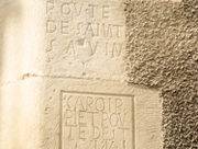 Rue des Barrières, inscriptions